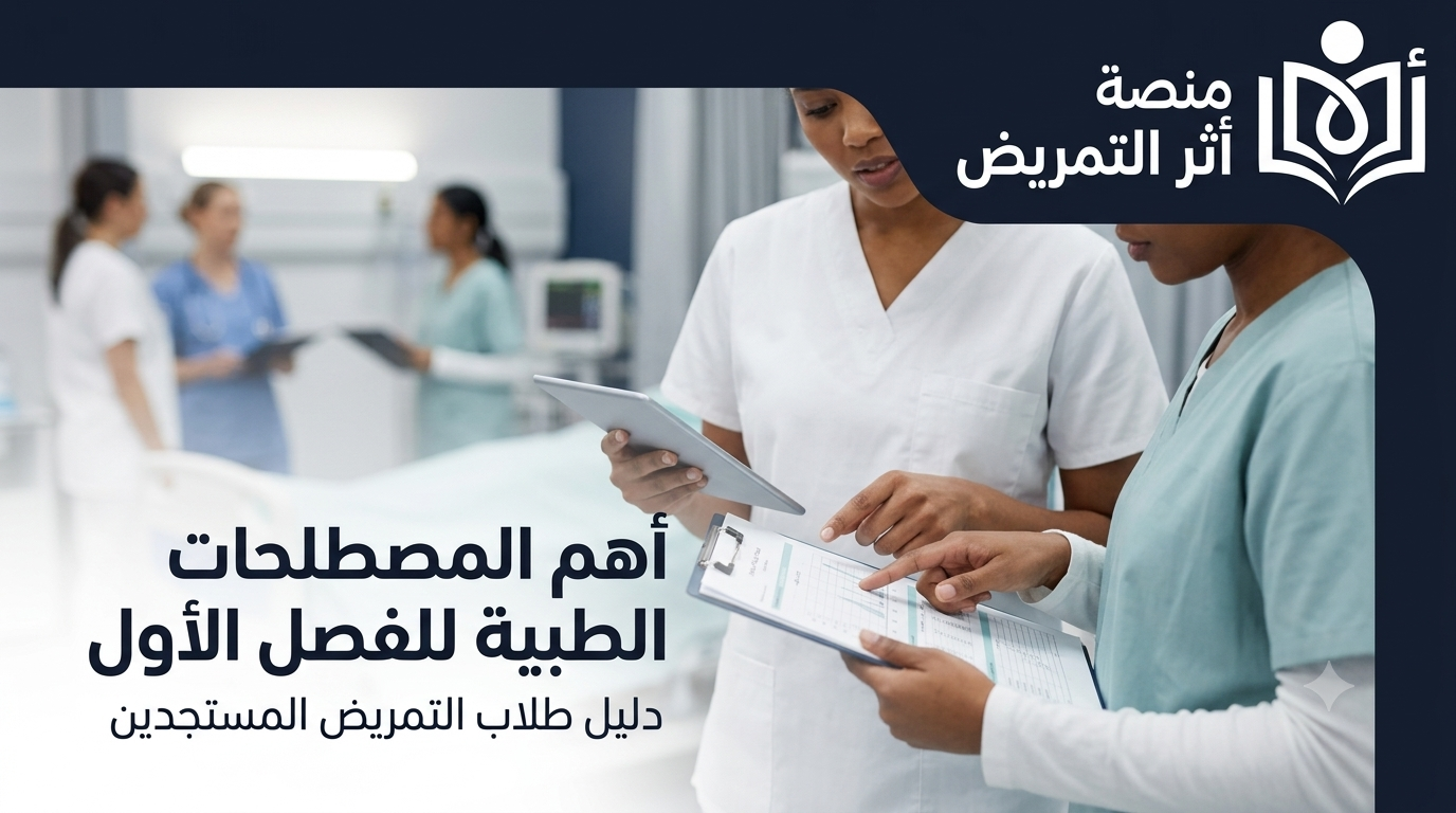 أهم المصطلحات الطبية للصف الأول الثانوي تمريض | منصة أثر التمريض