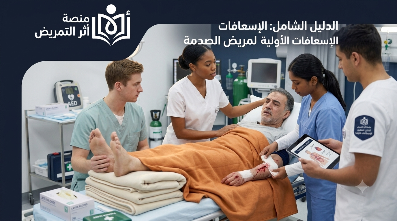 الدليل الشامل: الإسعافات الأولية لمصاب بالصدمة